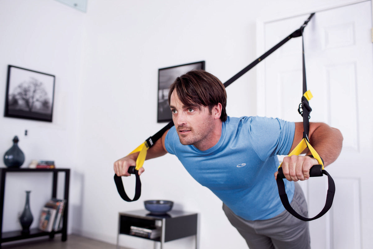 bodyweight chest press with trx