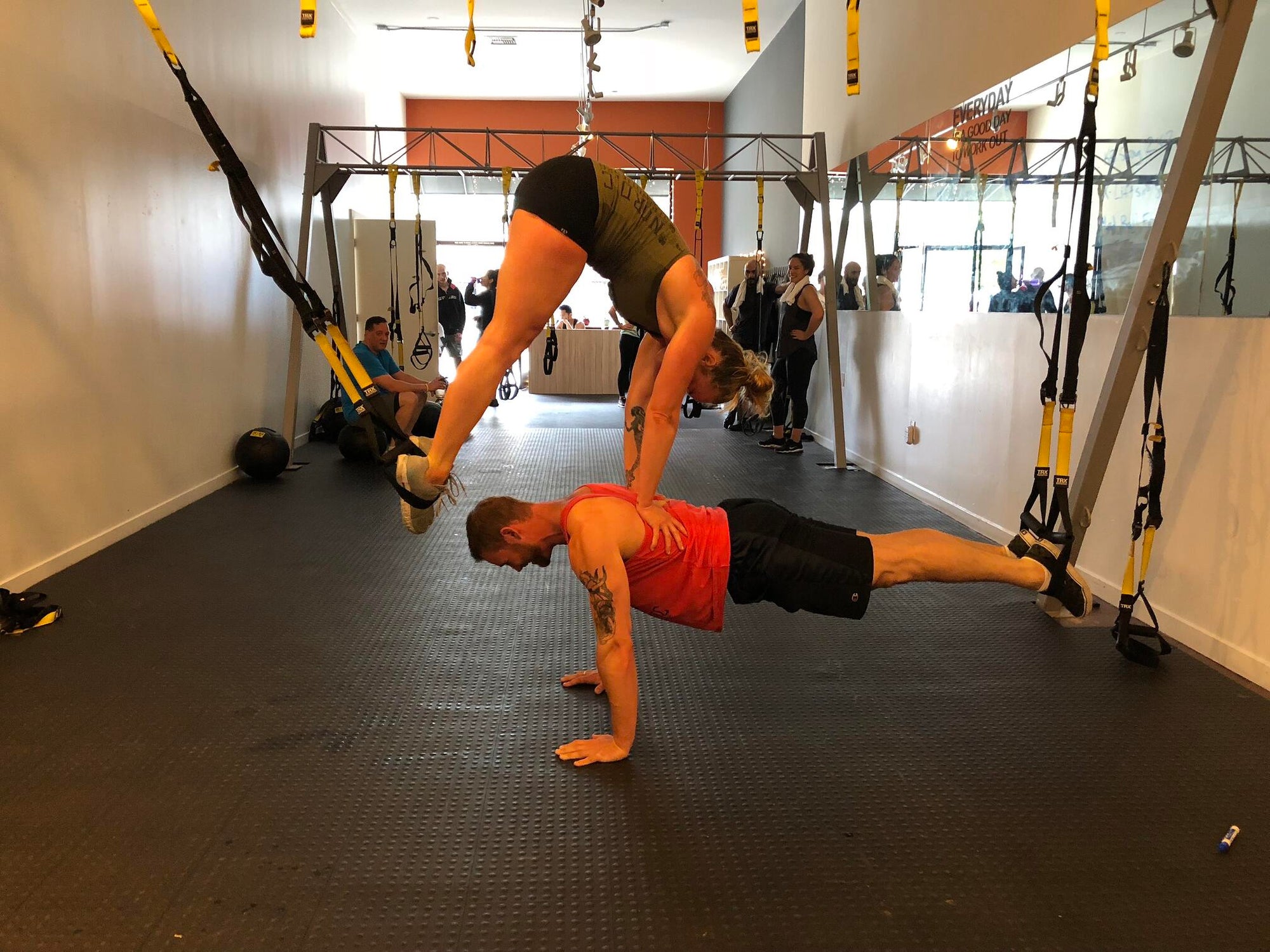 WHAT'S YOUR BEST TRX PARTY TRICK?